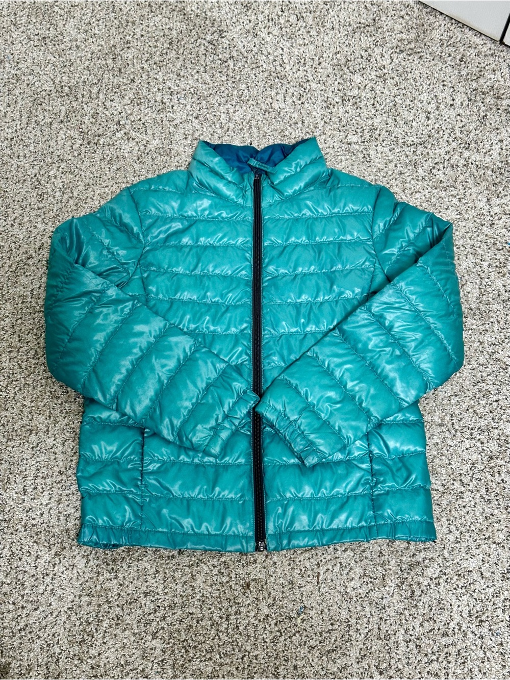 Uniqlo Kids Teal Puffer Jacket
